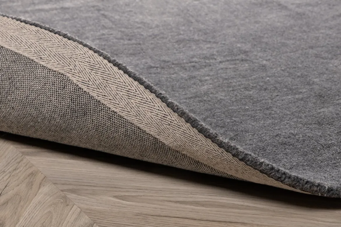 Teppich Selara – rund aus Wolle & Polyester