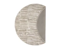 Teppich Vano – runde Form in Beige