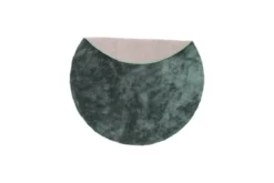 Teppich Vasia – rund mit Glanzoptik aus Polyester