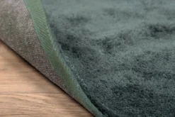 Teppich Vasia – rund mit Glanzoptik aus Polyester