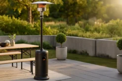Terrassenheizer Fiero - aus Metall in Schwarz
