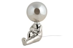 Tischlampe Antman (sitzend) - Designlampe Hochglanz beschichtet mit LED