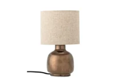 Tischlampe Aurea – Steingut in Bronze, edles Designobjekt
