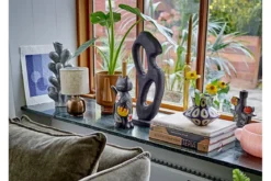 Tischlampe Aurea – Steingut in Bronze, edles Designobjekt