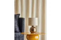 Tischlampe Aurea – Steingut in Bronze, edles Designobjekt
