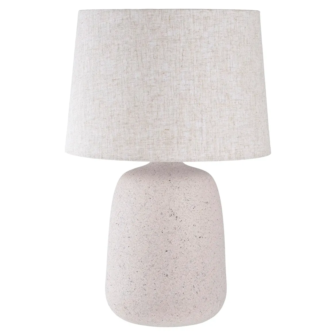 Tischlampe „Carmelo“ – Sandstruktur im modernen Look