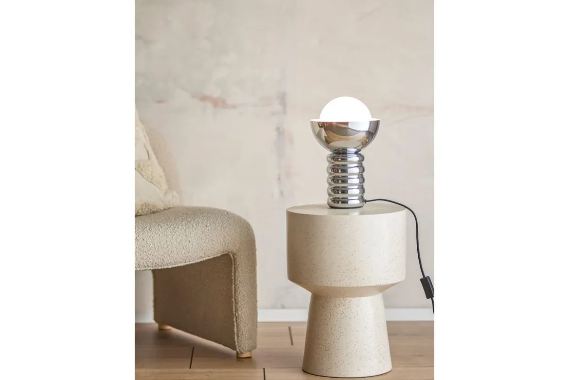 Tischlampe Chrome - Chromoptik aus Metall