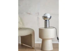 Tischlampe Chrome - Chromoptik aus Metall