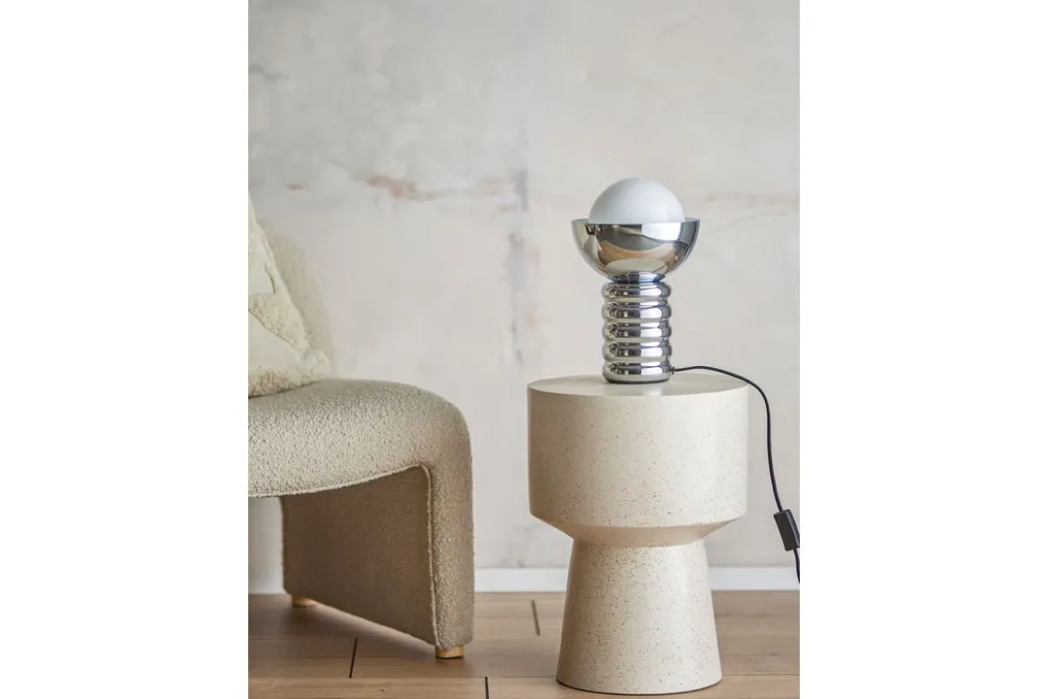 Tischlampe Chrome - Chromoptik aus Metall