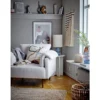 Tischlampe Glory- gewelltes Glas