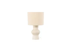 Tischlampe „Ivorya“ – Eleganter Look mit Terrakotta & Jute