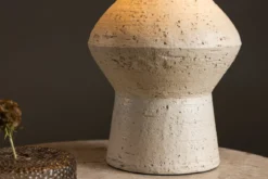 Tischlampe „Ivorya“ – Eleganter Look mit Terrakotta & Jute
