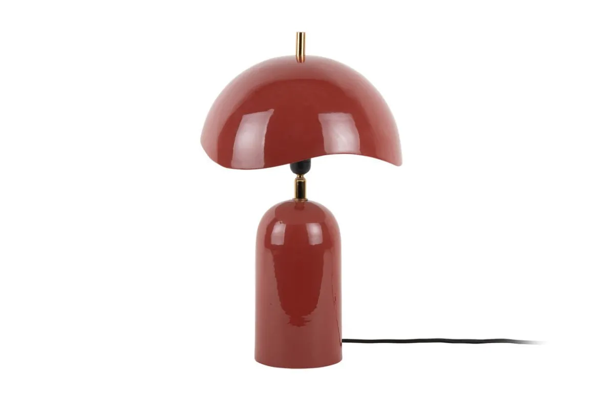 Tischlampe Madeira - Designleuchte aus Eisen mit Wellenschirm