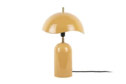 Tischlampe Madeira - Designleuchte aus Eisen mit Wellenschirm