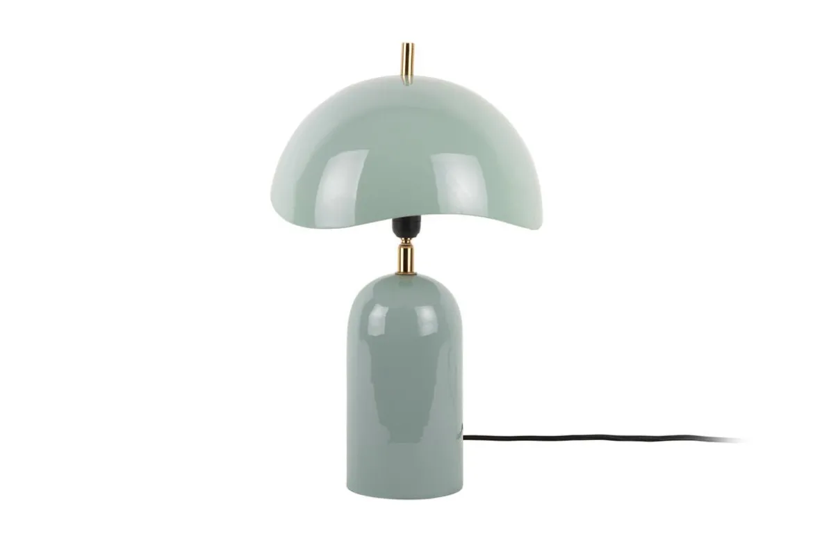 Tischlampe Madeira - Designleuchte aus Eisen mit Wellenschirm