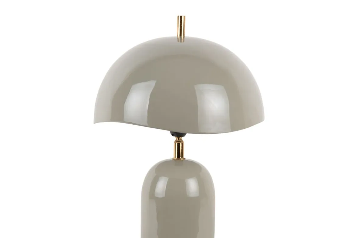 Tischlampe Madeira - Designleuchte aus Eisen mit Wellenschirm