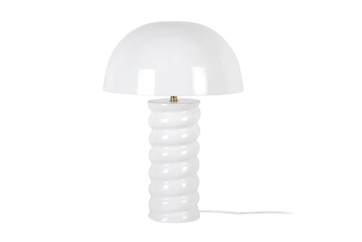 Tischlampe Milano - Designleuchte aus Eisen mit Spiralsockel
