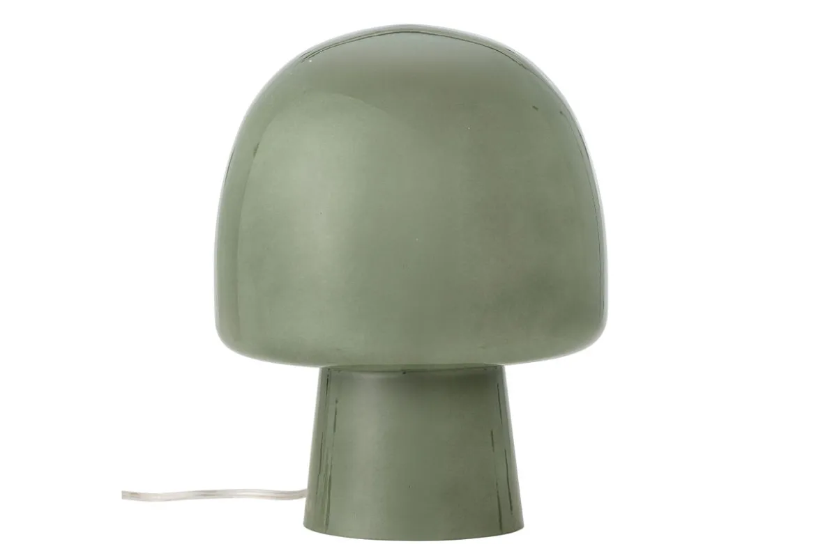 Tischlampe Nysa – Glasleuchte in organischer Pilzform
