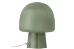 Tischlampe Nysa – Glasleuchte in organischer Pilzform
