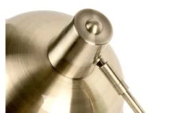 Tischlampe Oldschool - im klassischen Stil - gebürstet