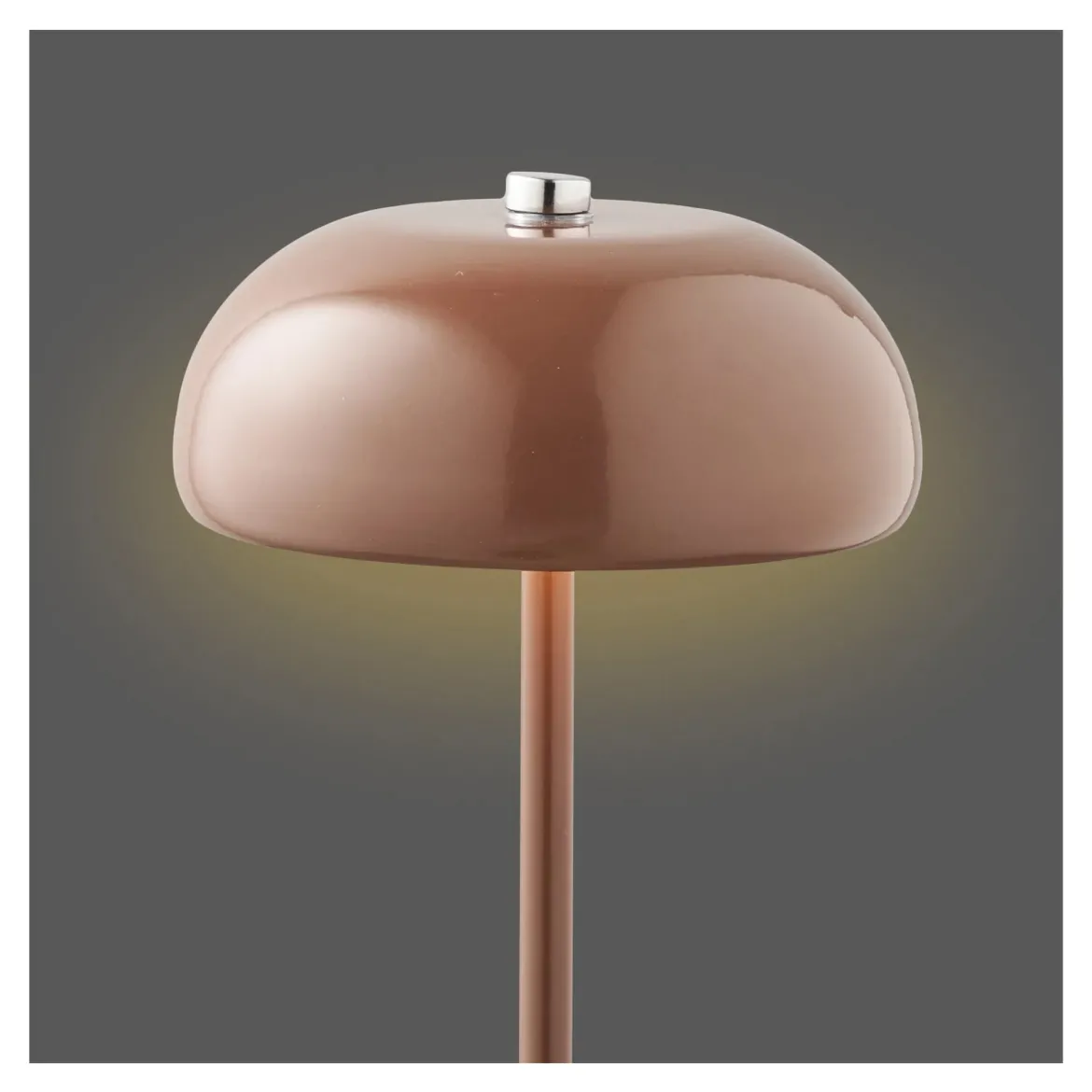 Tischlampe Solmera - elegantes Design in Braun
