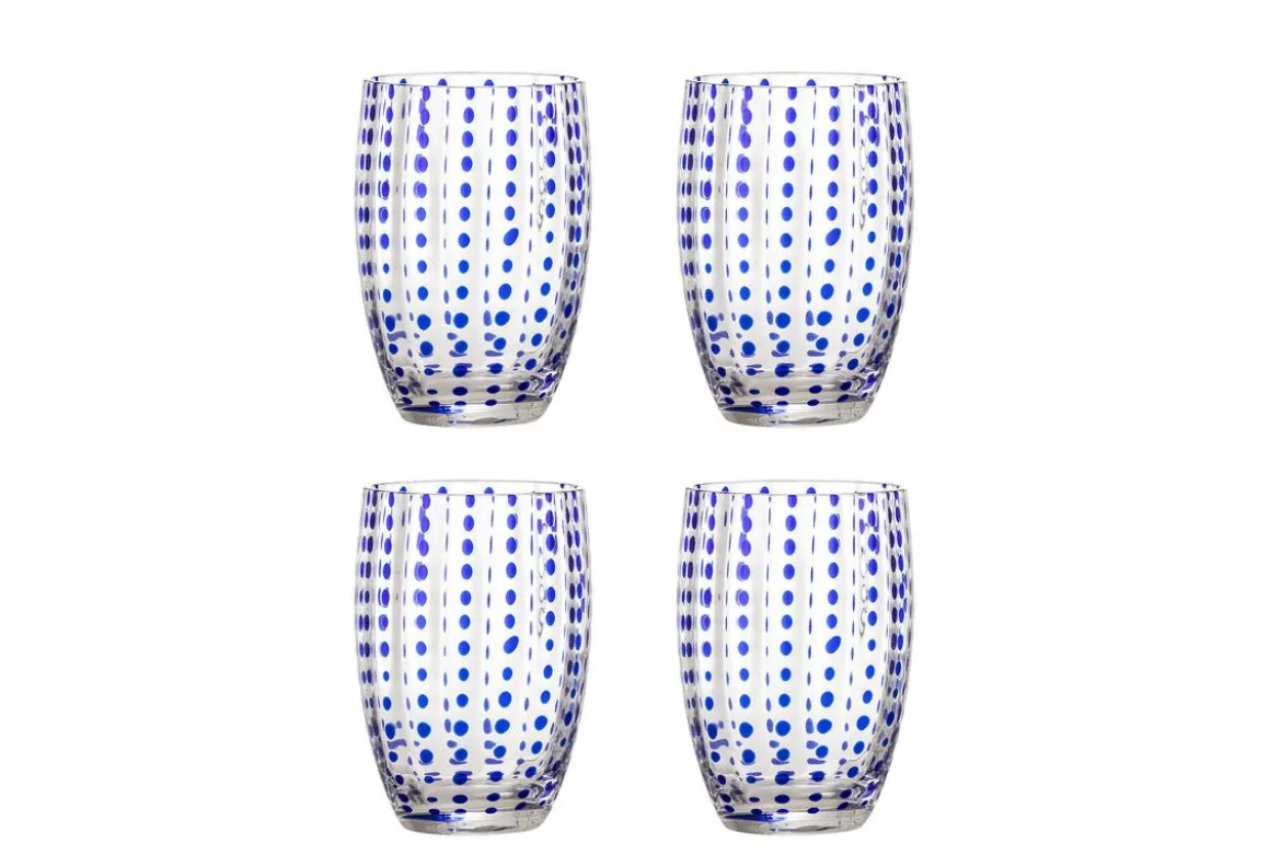 Trinkgläser Nola – mundgeblasenes Glas in verschiedenen Farben (4er-Set)