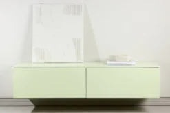 TV-Lowboard Marivo – Glänzendes Design in frischem Grün