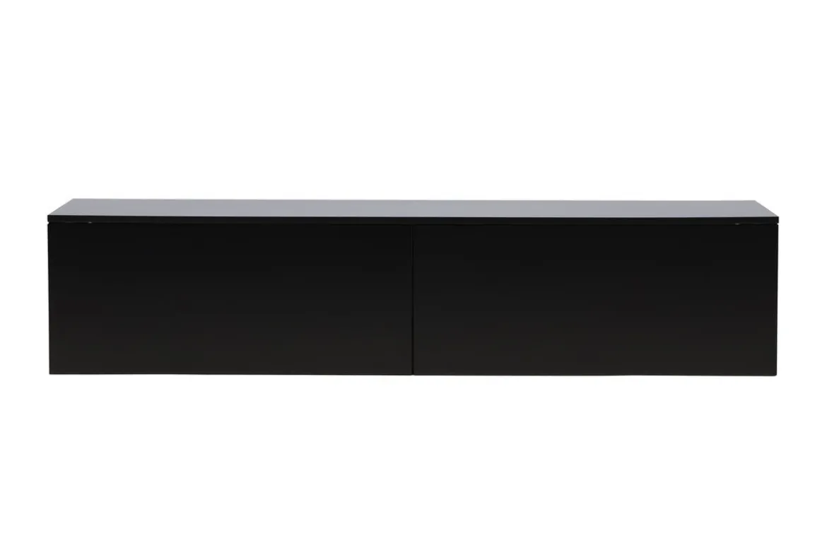 TV-Lowboard Nerio – Puristische Raffinesse in Schwarz