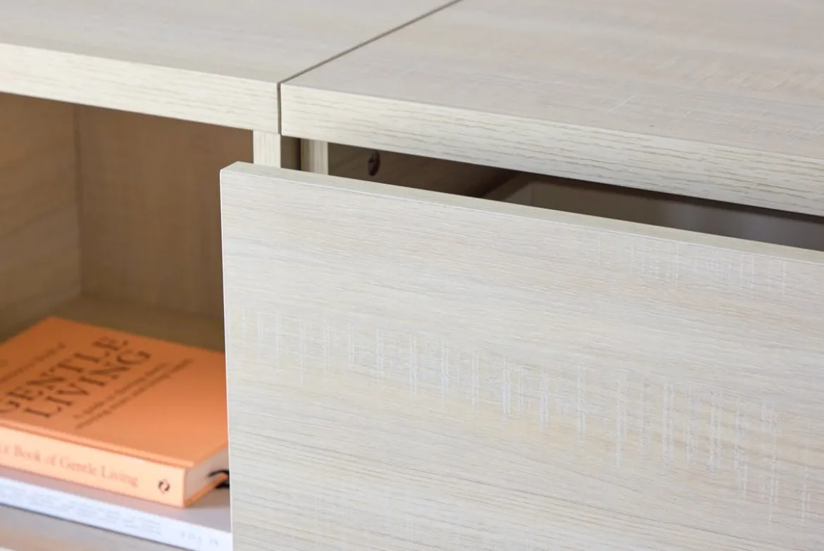 TV-Lowboard Skagen Whitewash – Helles skandinavisches Design