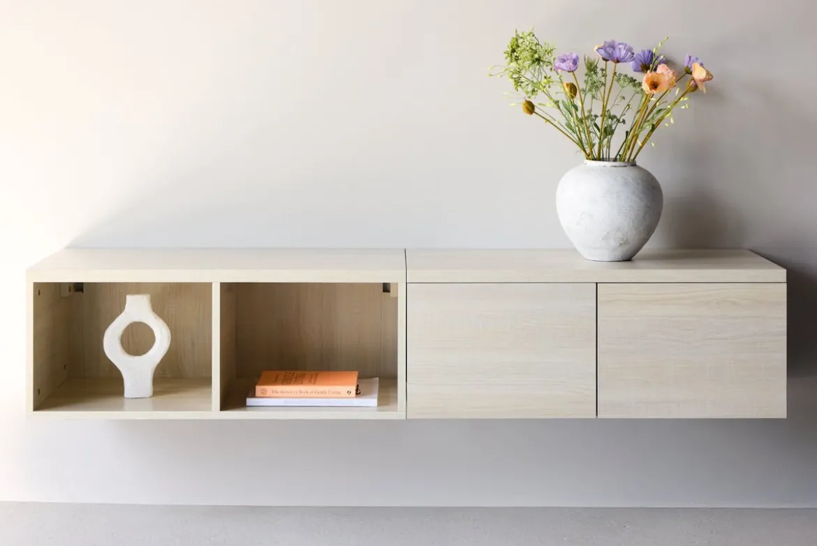 TV-Lowboard Skagen Whitewash – Helles skandinavisches Design