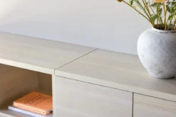 TV-Lowboard Skagen Whitewash – Helles skandinavisches Design