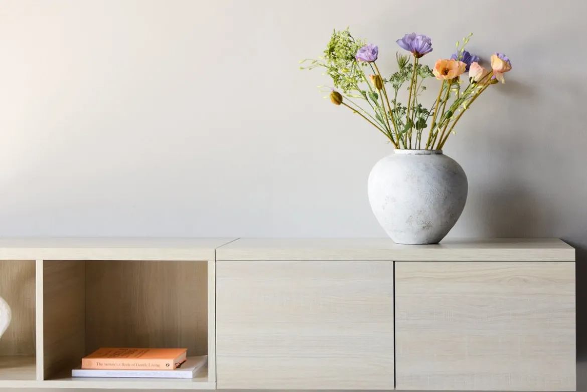 TV-Lowboard Skagen Whitewash – Helles skandinavisches Design