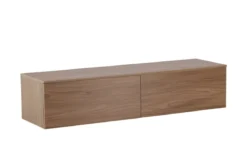 TV-Lowboard Valborg – Walnussfurnier in Natur-Optik