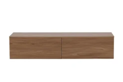 TV-Lowboard Valborg – Walnussfurnier in Natur-Optik