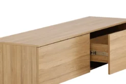 TV-Lowboard Valborg – Walnussfurnier in Natur-Optik
