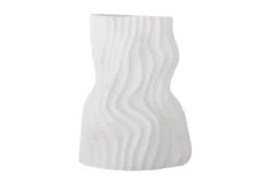 Vase Alia - Weiß, aus Keramik