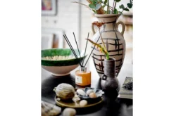 Vase „Alura“ – Schwarzes Steingut