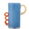 Vase „Alva“ – Blaues Glas