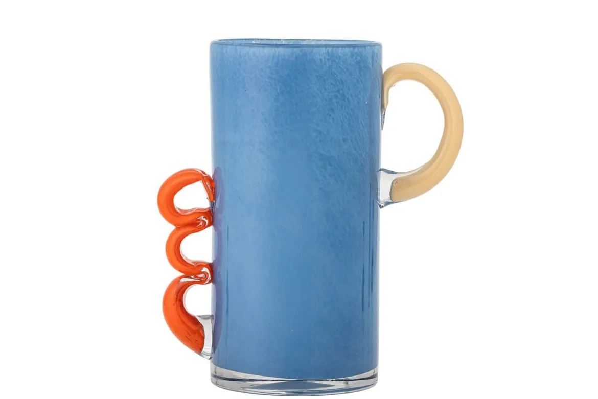 Vase „Alva“ – Blaues Glas