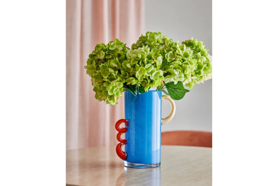 Vase „Alva“ – Blaues Glas