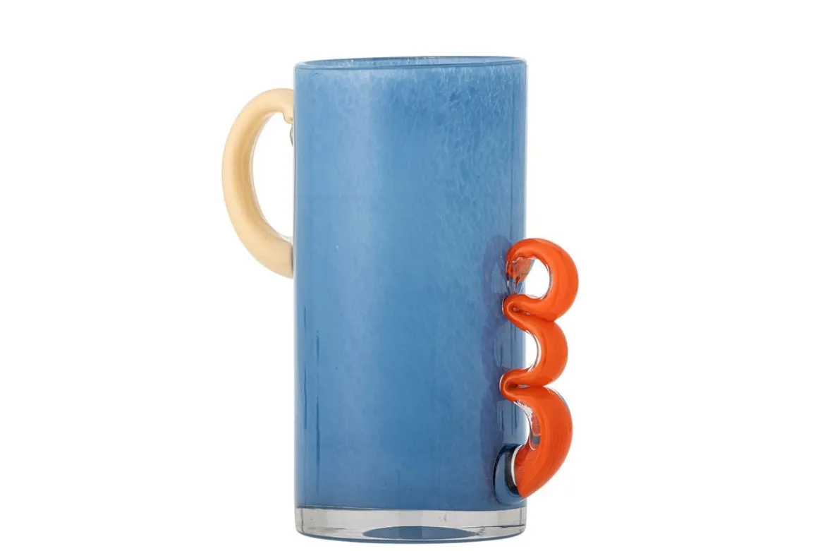 Vase „Alva“ – Blaues Glas