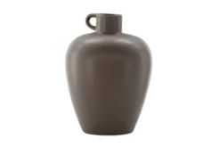 Vase „Alvara“ – Offwhite oder Braun, Steinzeug