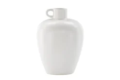 Vase „Alvara“ – Offwhite oder Braun, Steinzeug