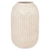 Vase „Arthea“ – Keramik in Beige mit Struktur