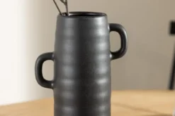 Vase „Artona“ – Braun oder Schwarz, Steinzeug