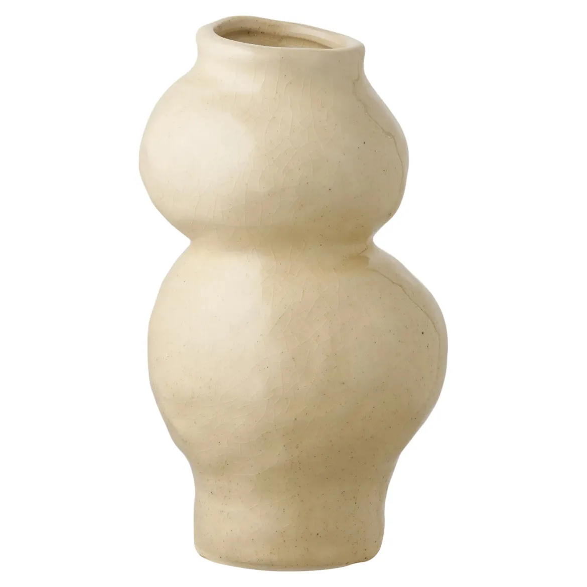 Vase „Aurore“ – Beige Keramik