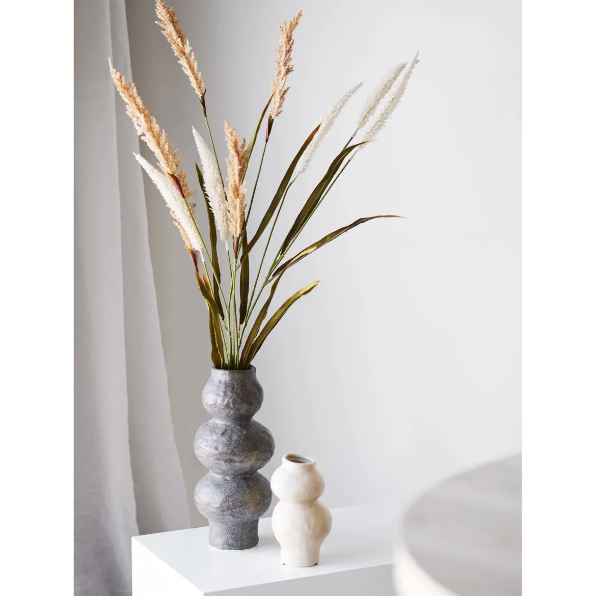 Vase „Aurore“ – Beige Keramik