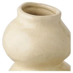 Vase „Aurore“ – Beige Keramik