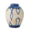 Vase „Avero“ – Blaues Steingut