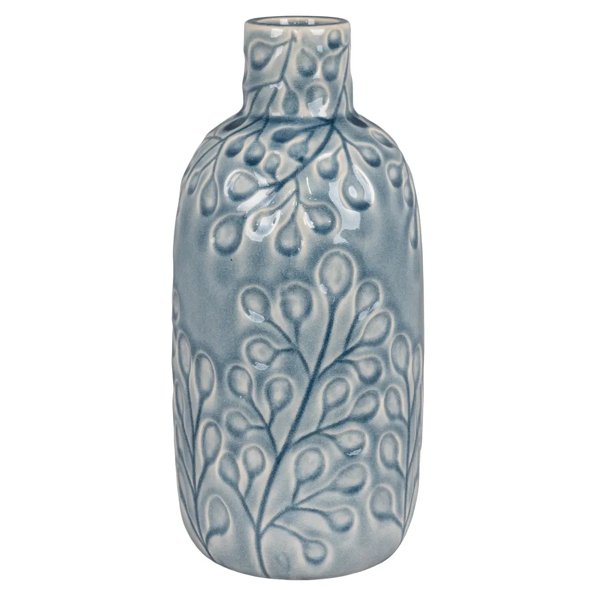 Vase Azurea – Keramik in Blau, 26 cm